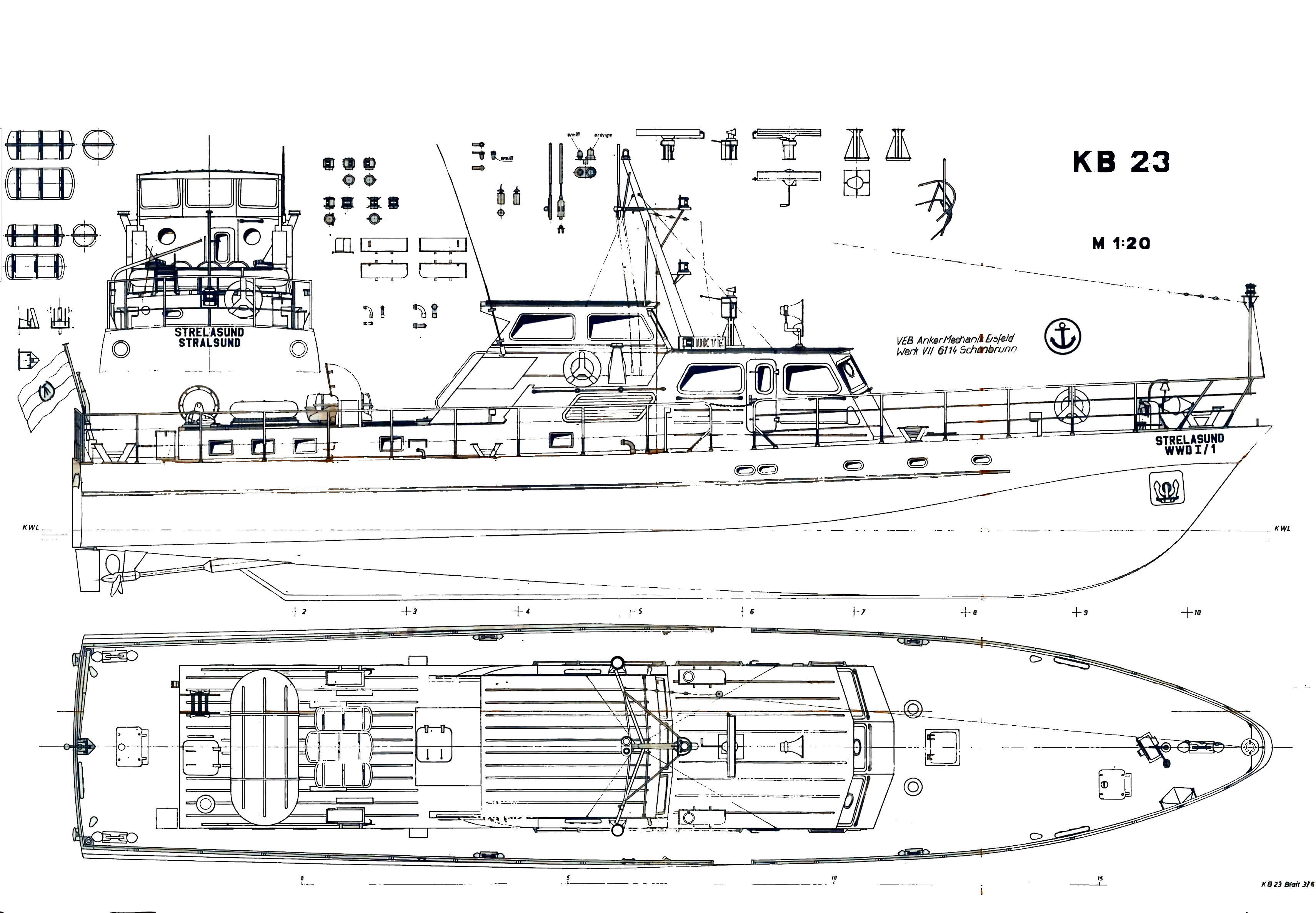 Yf 23 чертеж