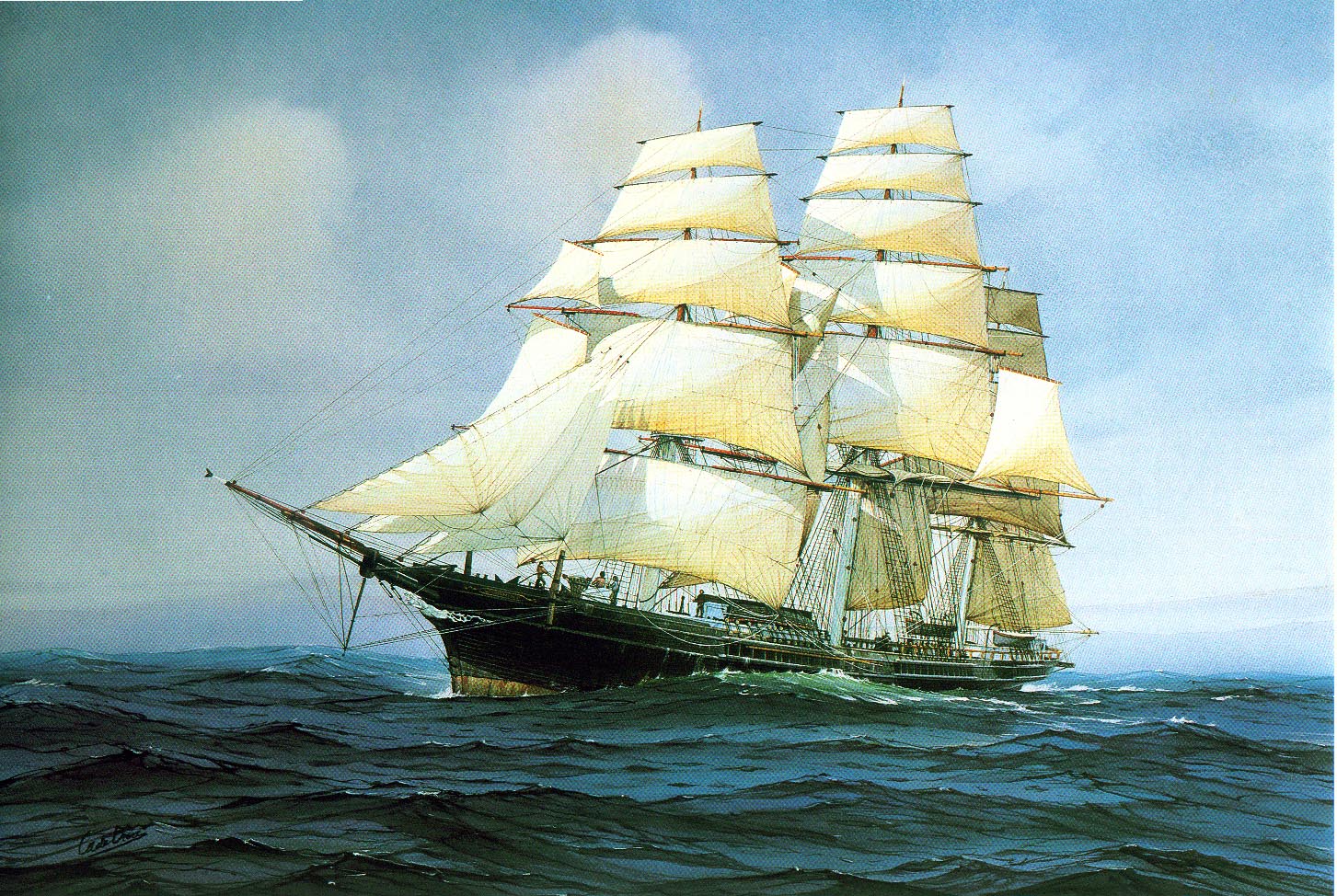 USS Chesapeake 1799. HMS Challenger 1858.